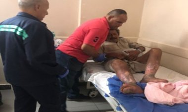 الشرطة تنقذ مسن مشرد شوارع الفيوم 