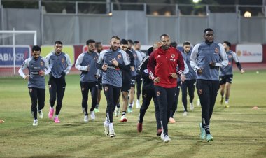 الأهلي يواصل تدريباته استعدادا لمواجهة سيمبا في دوري الأبطال