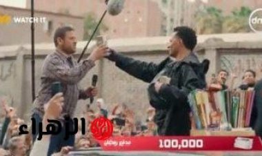 محمد رمضان يشترى بضاعة بائع سِبح بـ100 ألف جنيه ويوزعها على الناس
