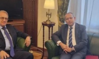 سفير مصر بموسكو يبحث مع مبعوث الرئيس الروسى تطورات الوضع بالأراضى الفلسطينية