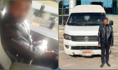 فى نهار رمضان...القبض على سائق ميكروباص لتشغليه مقاطع فيديو مخلة بالآداب أمام راكبة 