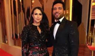 حسن الرداد مازحًا عن غياب إيمي سمير غانم عن مهرجان الجونة: "إيمي في البيت بتربي العيال"