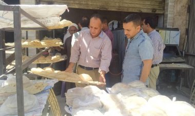 ضبط 77 مخالفة متنوعة فى حملات على المخابز والأسواق بالمنيا