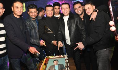نجوم الفن والغناء في عيد ميلاد إيهاب توفيق