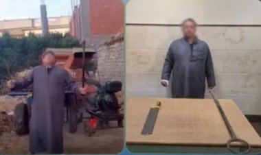 سب الداخلية وتعدى لفظياً على شخص.. الأمن يكشف تفاصيل فيديو لشخص يلوح بسلاح أبيض  بدمنهور