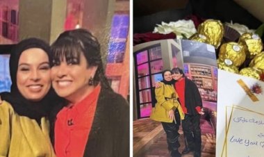 أخت محمد صلاح تزور نشوى مصطفى والأخيرة تعلق: «المتربيين الجدعان»