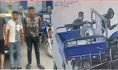 فيديو سرقة تروسيكل  يقود الشرطة لضبط تشكيل عصابى بمدينة بدر