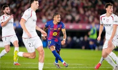 برشلونة يحقق فوزا صعبا على أوساسونا ويعزز صدارته للدوري الإسباني