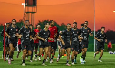 الأهلي يختتم استعداداته لمواجهة سيراميكا كليوباترا في السوبر المصري