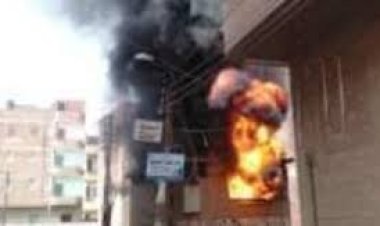 عاجل.. نشوب حريق هائل بجراج وعقار امتد لبنك شهير بالجمالية