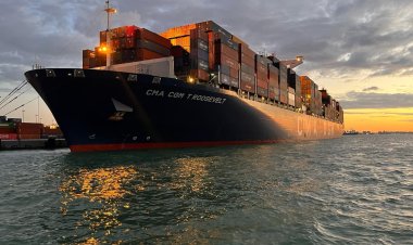 ميناء الأسكندرية يستقبل أكبر سفينة حاويات في تاريخه