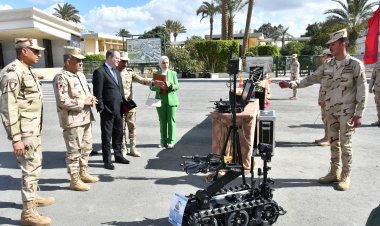 القوات المسلحة تنظم تدريبًا مشتركًا مع الجانب البريطانى فى مجال مكافحة العبوات الناسفة