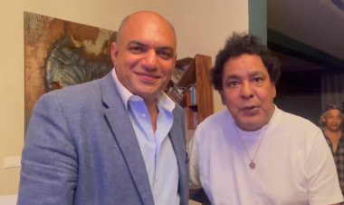 أول ظهور لـ محمد منير بعد سفره إلى ألمانيا للعلاج