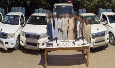 ضبط 11 شخصًا بينهم 6 أجانب بحوزتهم 5 أطنان سولار و11 سيارة ربع نقل بمخزن في أسوان