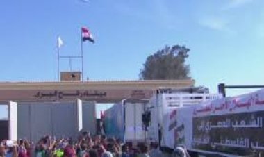 مراسل القاهرة الإخبارية: الجهود المصرية مستمرة فى إرسال المساعدات إلى غزة