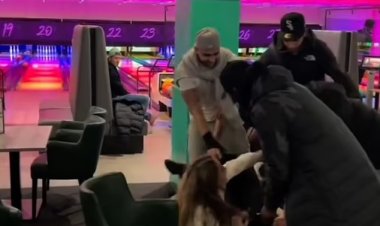 حادث شجار مروع يهز صالة البولينج في لندن.. فيديو