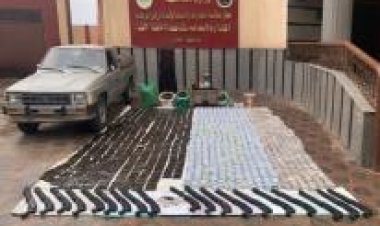 سقوط 15 عنصر إجرامي بحوزتهم كميات من مخدر الحشيش والاقراص المخدرة بقيمة 55 مليون جنيه