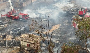 انفجار في مسلسل "المعلم".. المعاينة تكشف إصابة 12 شخصًا بحريق استوديو الأهرام