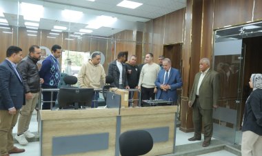 استعدادًا لافتتاحه.. محافظ كفرالشيخ يتفقد التجهيزات النهائية لمركز سيطرة الشبكة الوطنية للطوارئ
