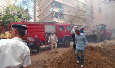 عاجل.. نشوب حريق بمخزن في شارع الهرم | صور