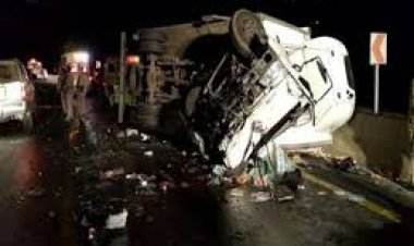 مصرع وإصابة 4 أشخاص إثر انقلاب ميكروباص بالعياط