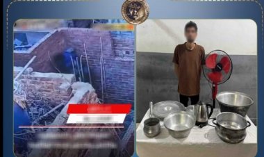 القبض على لص لسرقته  4 حلل وكاتل ومروحة من شقة جاره بالمنوفية