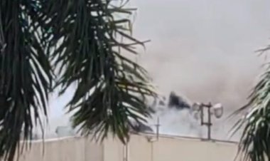 نشوب حريق  في فرع النادي الأهلي بمدينة نصر