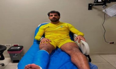 "تكفير ذنوب".. أول تعليق من "المهدي سليمان" بعد إصابته بكسر في القدم