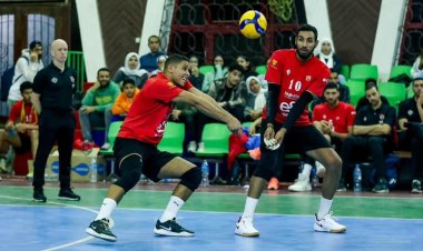 "رجال طائرة الأهلي" يفوز على الترسانة في الدوري