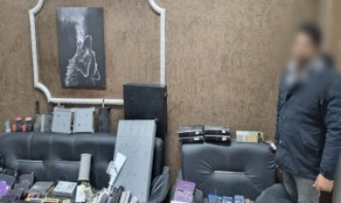 ضبط  القائمين على إدارة 3 محطات لبث القنوات الفضائية المشفرة في المعصرة والمرج