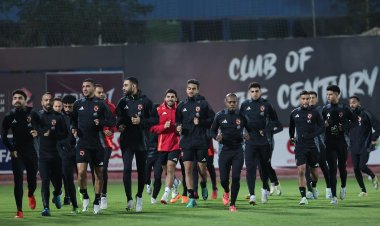 تفاصيل المران الختامي للأهلي قبل مواجهة "استاد أبيدجان" في دوري الأبطال