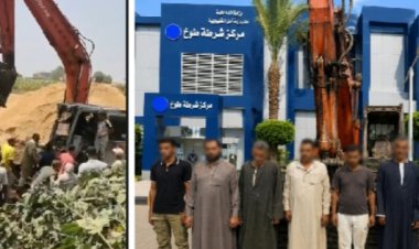 ضبط طرفي مشاجرة بالقليوبية استخدم أحدهم "حفار" للتلويح ضد آخرين بسبب خلافات على أرض زراعية
