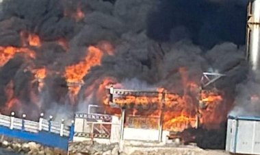 عاجل.. حريق هائل يلتهم كافيتريات بمنطقة سابا باشا بالإسكندرية