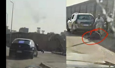 البحث عن قائد سيارة سحل فرد مرور عدة أمتار على الأوتوستراد