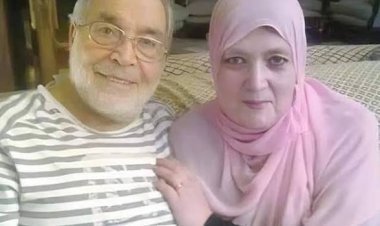 شمس البارودي تبكي أمام قبر حسن يوسف ونجلهما عبد الله في ذكرى رحيله الثالثة: "بعافر عشان أعيش من غيركم"