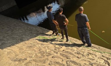 سقوط دراجة نارية يستقلها شابين من أعلى الدائري بترعة المريوطية