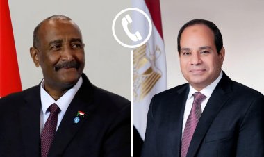 الرئيس السيسي يهنئ  رئيس مجلس السيادة السوداني  بمناسبة عيد الفطر المبارك