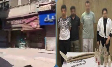  الداخلية تكشف ملابسات القبض على سيدة وآخرين بعد مشاجرة  بحلوان 