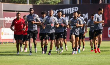 الأهلي يواصل تدريباته استعدادا لمباراة فاركو