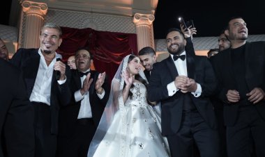 عمرو دياب يشعل حفل زفاف نجل محمد فؤاد | صور