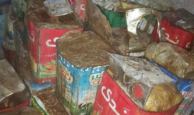 ضبط 2 طن أسماك مملحة ومدخنة ولحوم غير صالحة للاستهلاك بمراكز المنيا