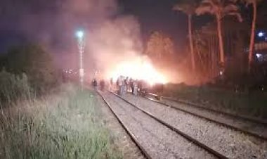 عاجل.. السيطرة على «حريق» بجوار السكة الحديد في العياط