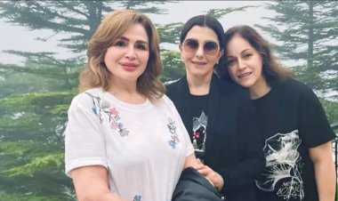 إلهام شاهين تستمتع برحلة في جبل لبنان برفقة ماجدة الرومي وليلى علوي