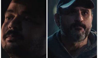 أكرم حسني ومصطفى غريب يخطفان الأنظار في وسط البلد لإعلان إحدى الشركات