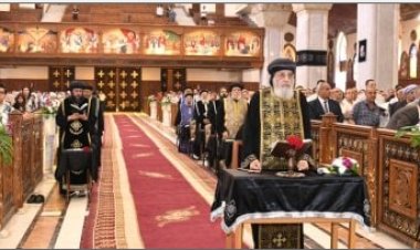 البابا تواضروس الثانى يصلى «الجمعة العظيمة» فى الكاتدرائية بالعباسية