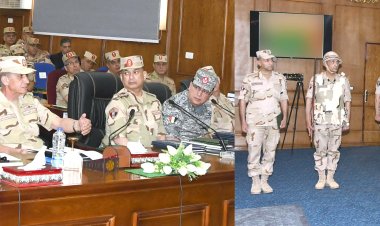 وزير الدفاع يشهد تنفيذ مشروعي مراكز القيادة التعبوي المشترك للقوات الجوية وقوات الدفاع الجوي