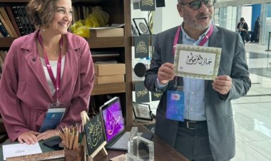 بالصور.. كواليس حلقة "مانشيت" من داخل معرض أبوظبي الدولي للكتاب