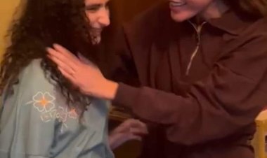 ريهام حجاج تحتفل بعيد ميلاد جالا عادل في لوكيشن «توابع»