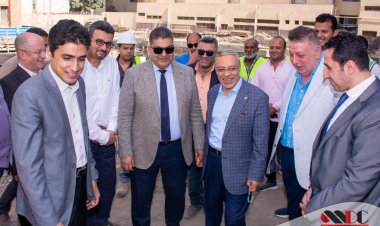 رئيس جامعة طنطا يتفقد أعمال تنفيذ مشروع مستشفى الطوارئ الجديد