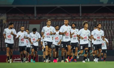 منتخب مصر يواصل تدريباته استعدادا لمواجهة كاب فيردي بتصفيات أفريقيا